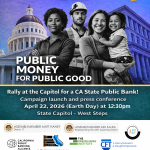 Earth Day Launch: California State Public Bank (AB 2243)